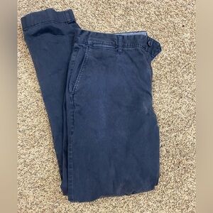 J. Crew Men's Dark Blue Chinos